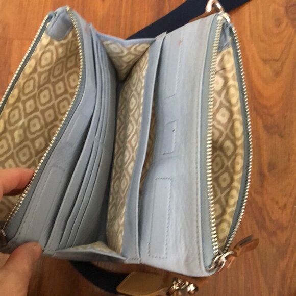 Brighton Sadie London Groove baby blue Cross body bag with Marc Jacobs strap - Picture 5 of 10